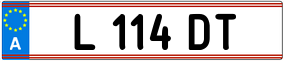 Truck License Plate